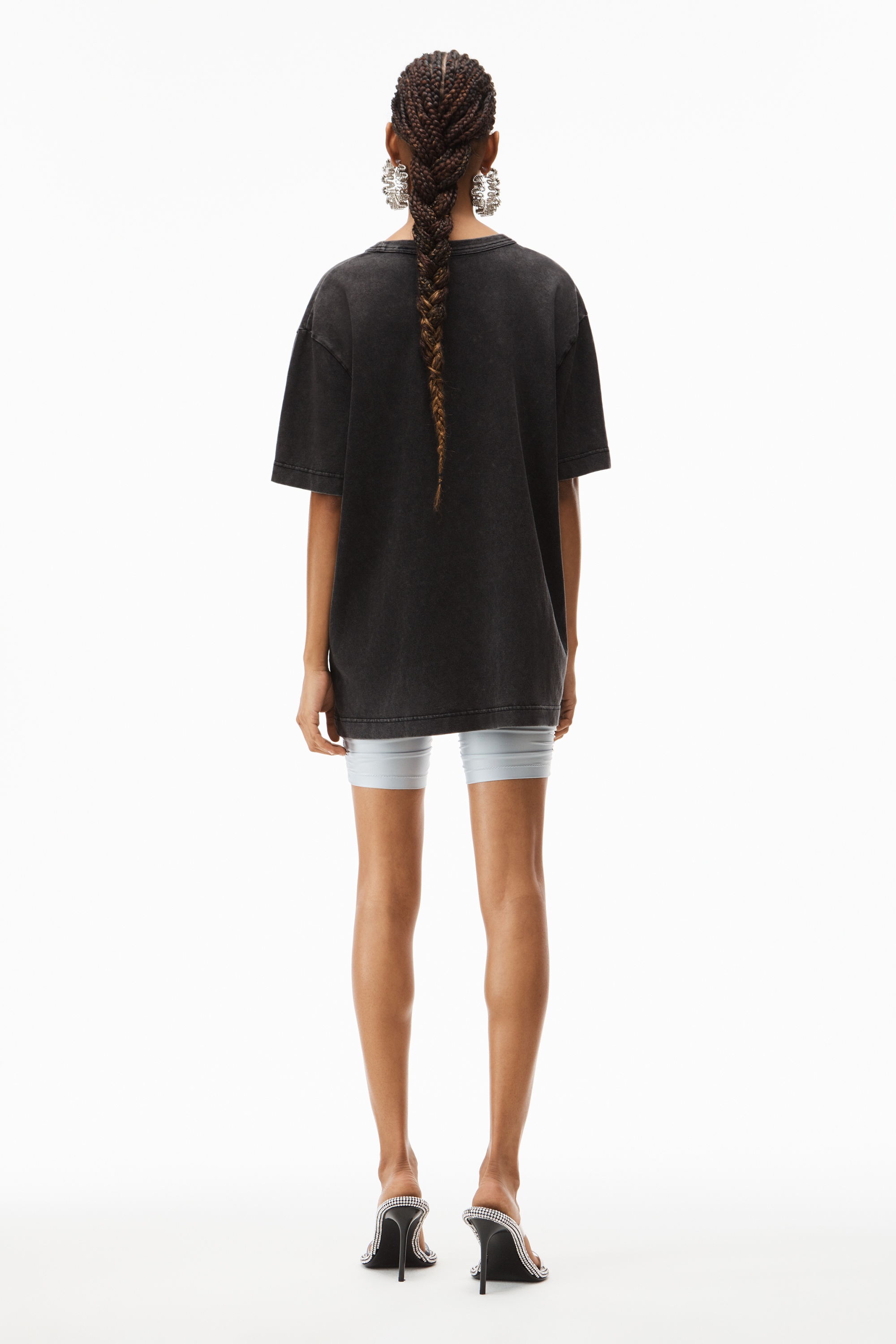 ACID WASH TEE IN HIGH TWIST JERSEY - 4