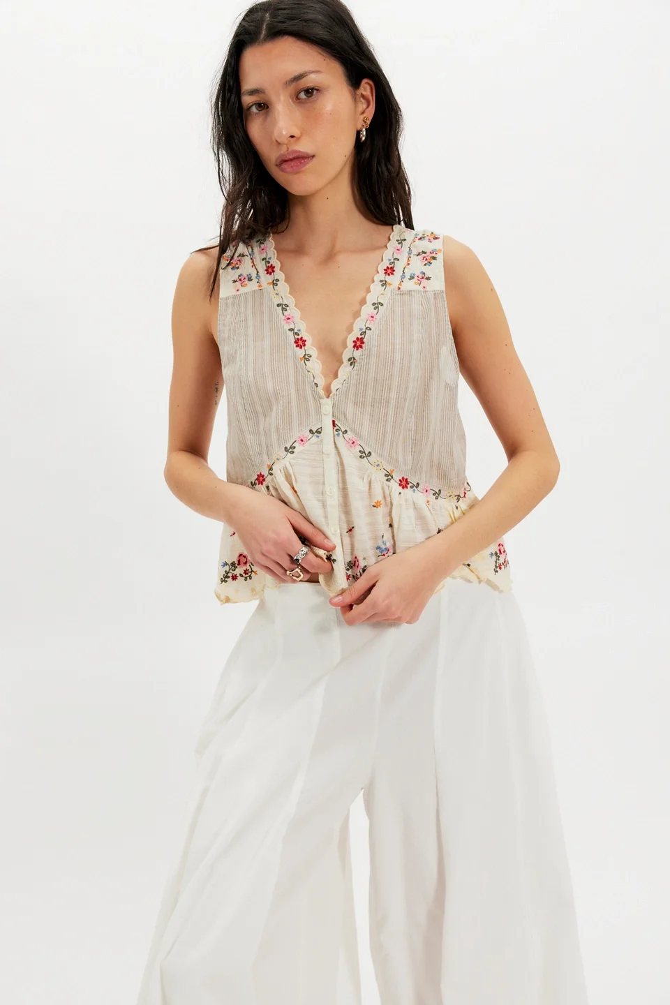 Ellis Embroidered Blouse - 1
