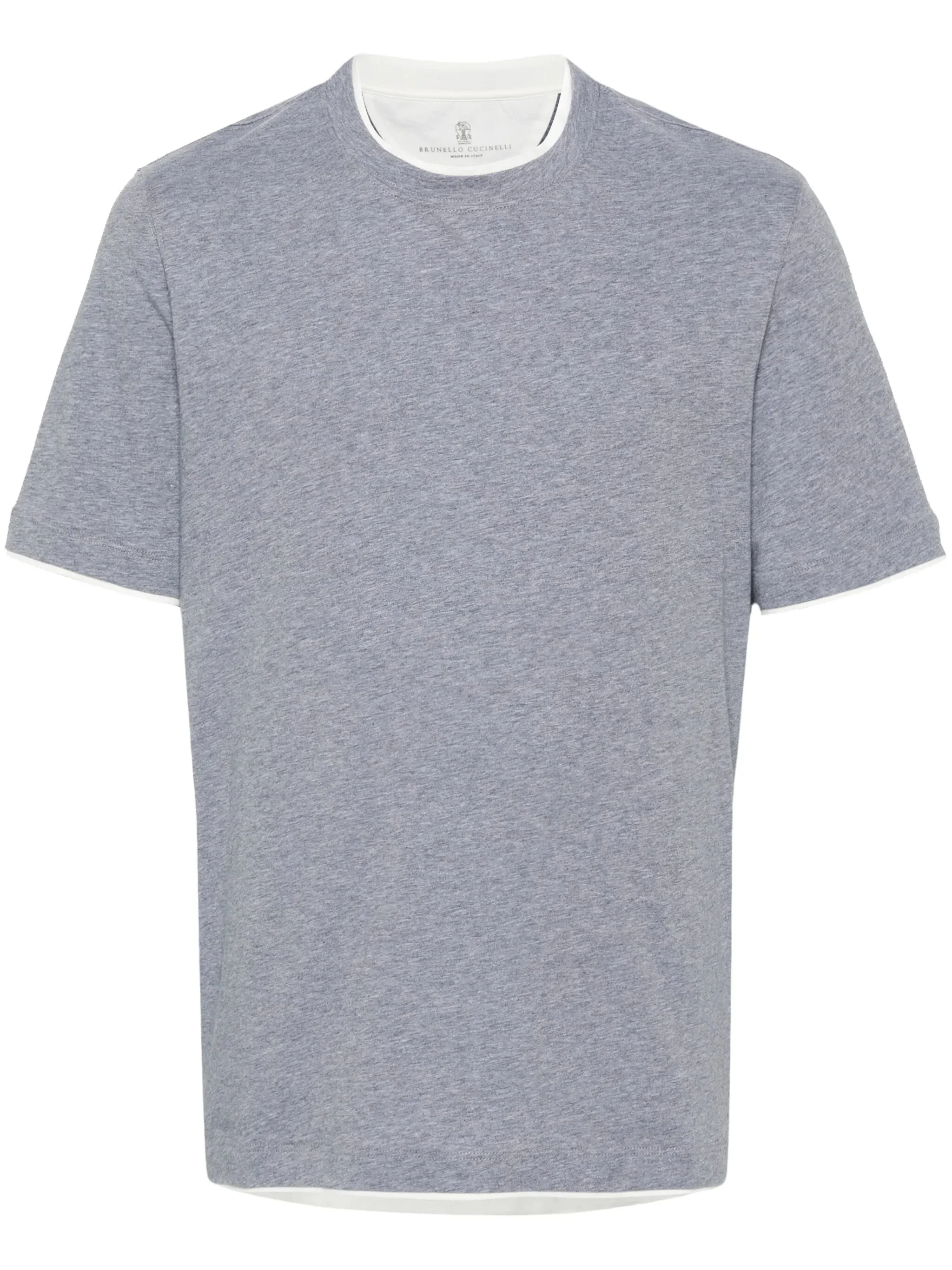 Brunello Cucinelli Faux-layered Cotton T-shirt - 1