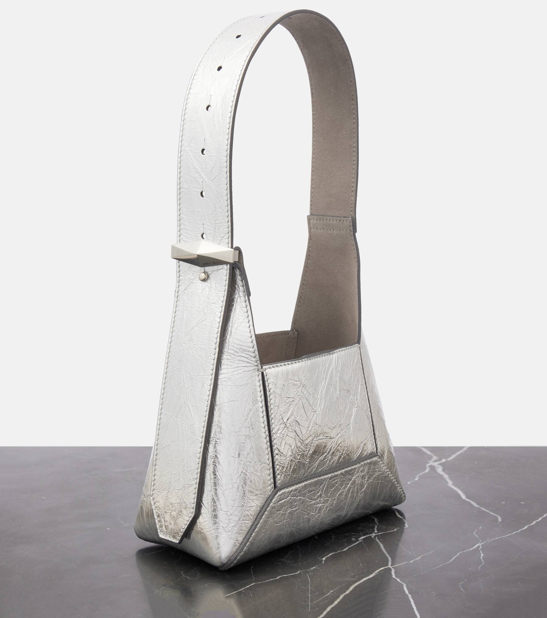 Diamond Small embellished leather shoulder bag - 4