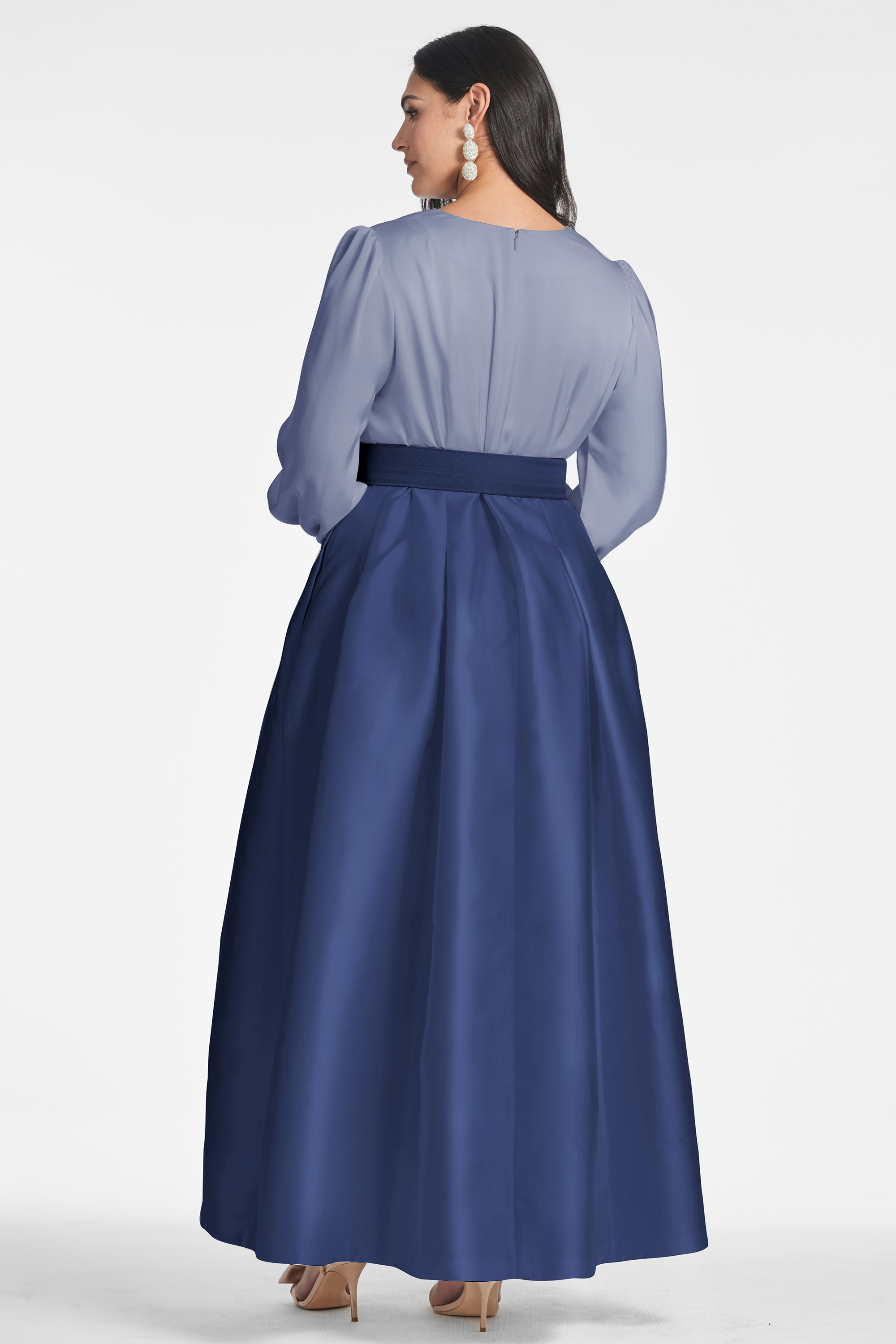 Zoe Gown - Cool Grey/Night Sky - 7