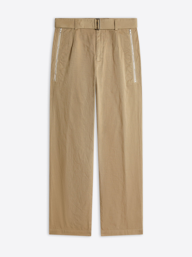 STRAIGHT BELTED PANTS - 1