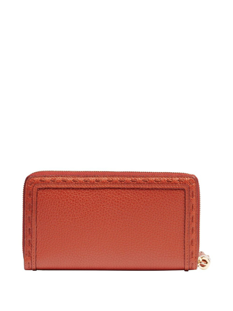 LANCEL tassel zip-around wallet outlook