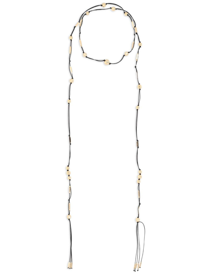 Isabel Marant beaded scarf necklace outlook