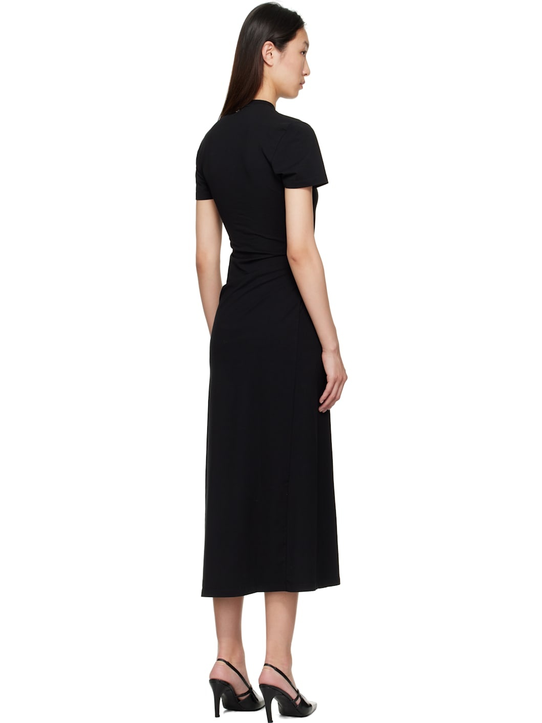 Black Piercing Maxi Dress - 3