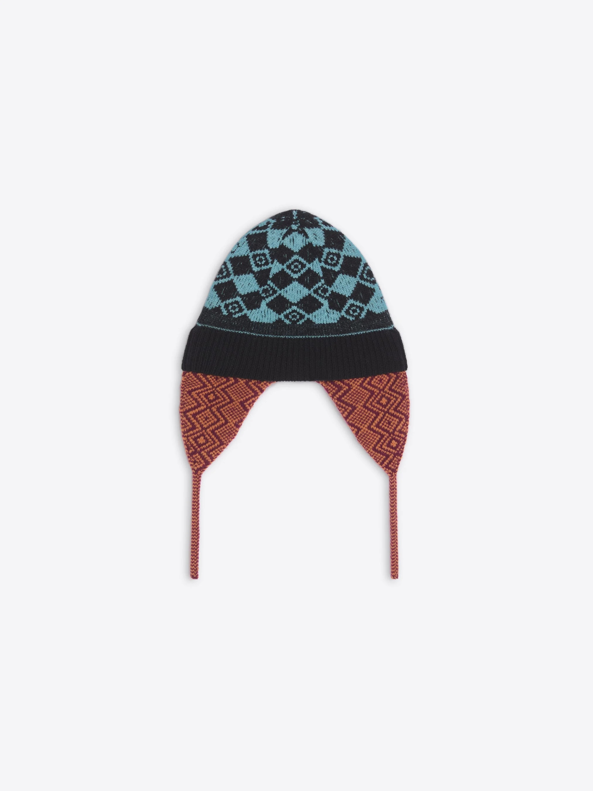 JACQUARD WOOL HAT - 1