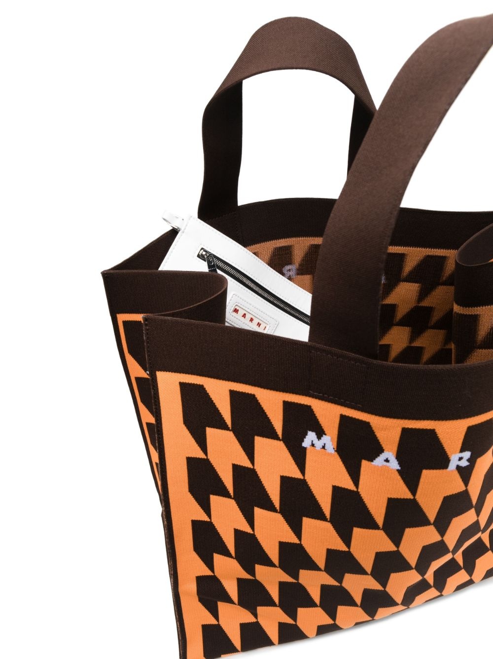 houndstooth-print tote bag - 6