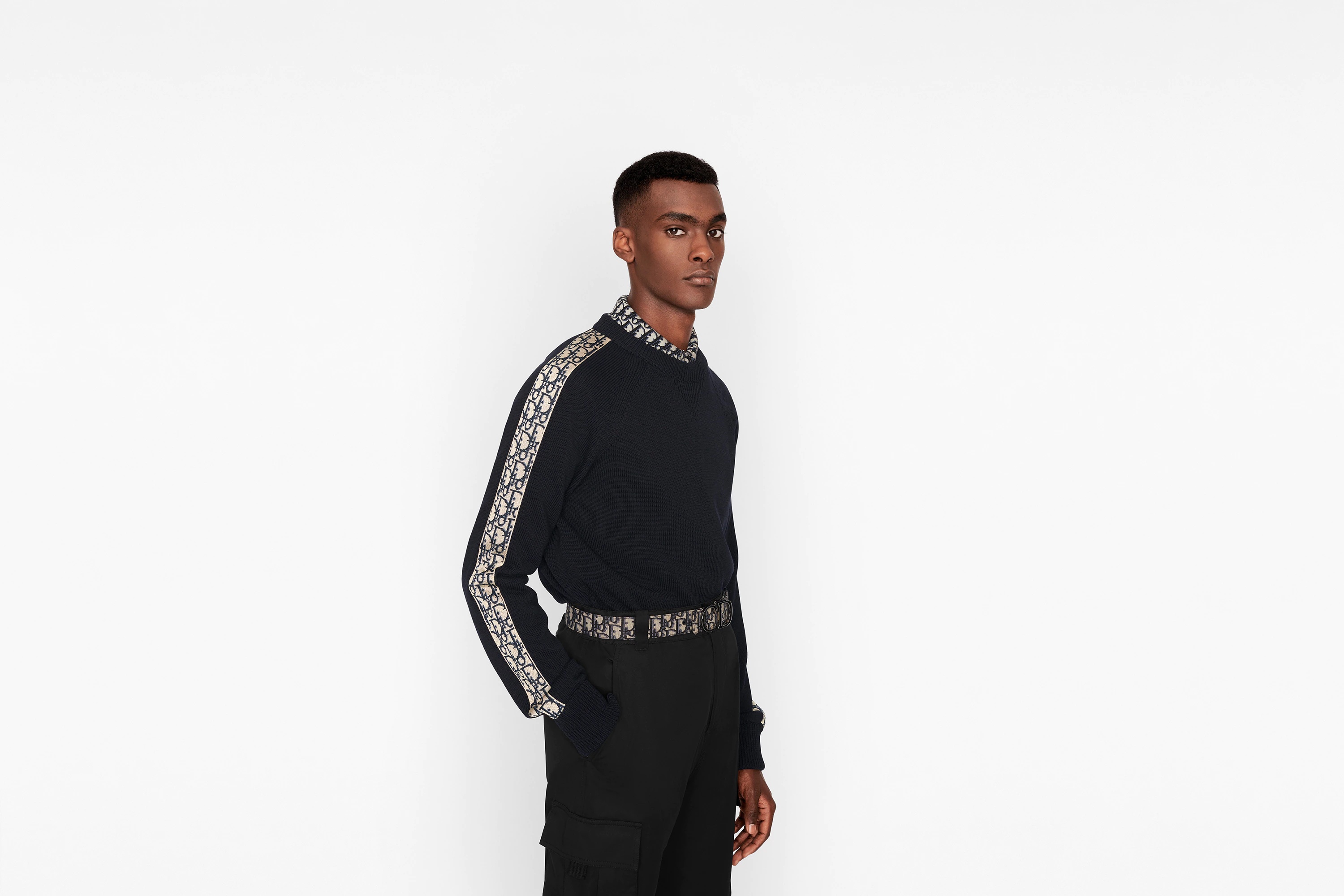 Sweater with Dior Oblique Inserts - 4