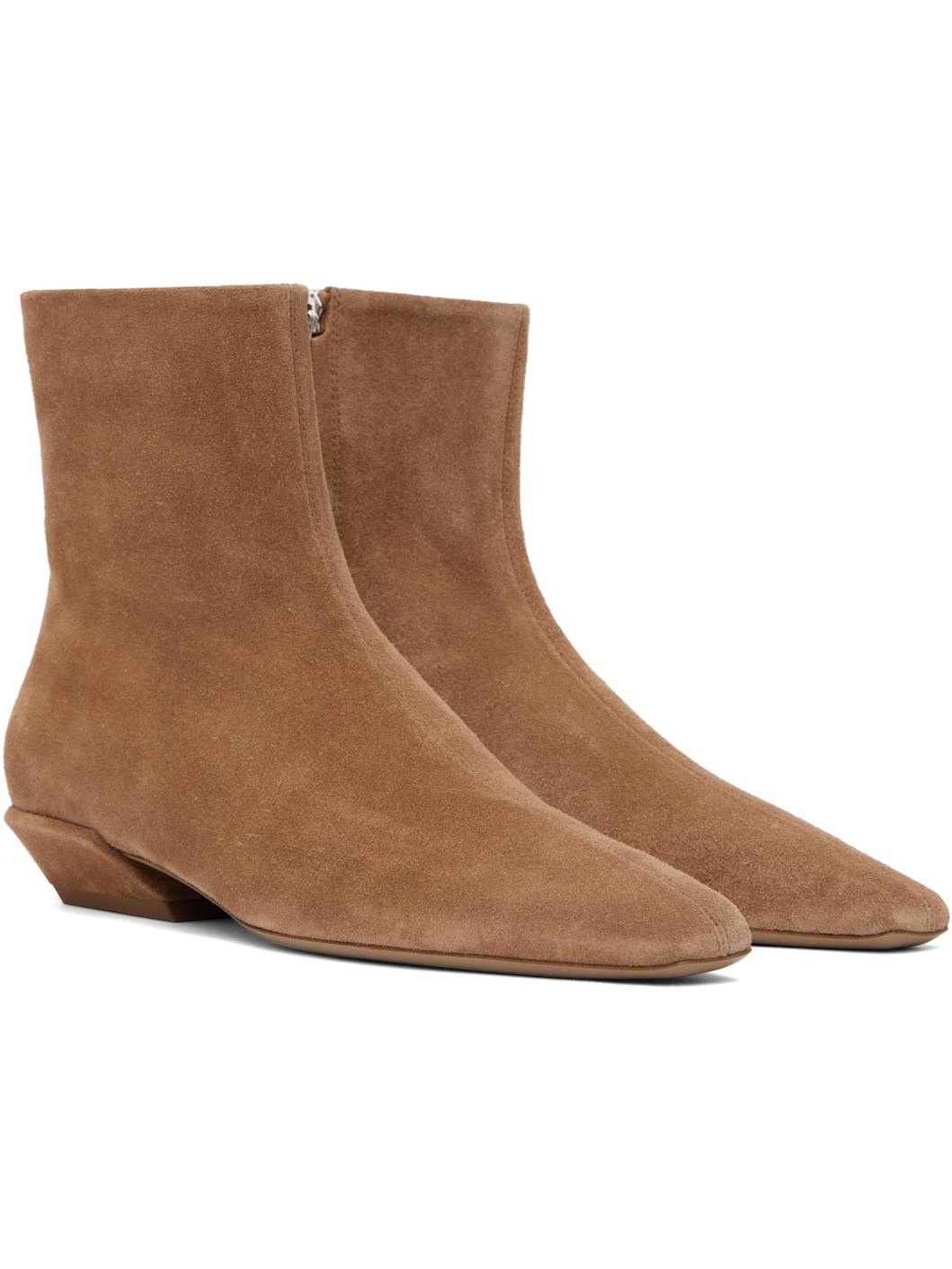 Tan Bettina Ankle Boots - 4