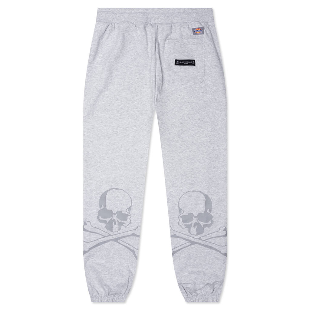 DICKIES X MASTERMIND JAPAN SWEAT PANTS - TOP GREY - 2