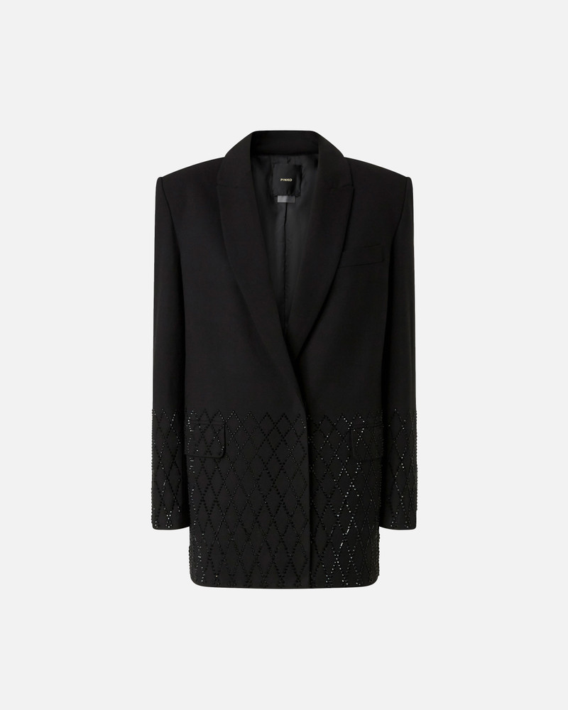 OVERSIZED BLAZER WITH RHINESTONES 1