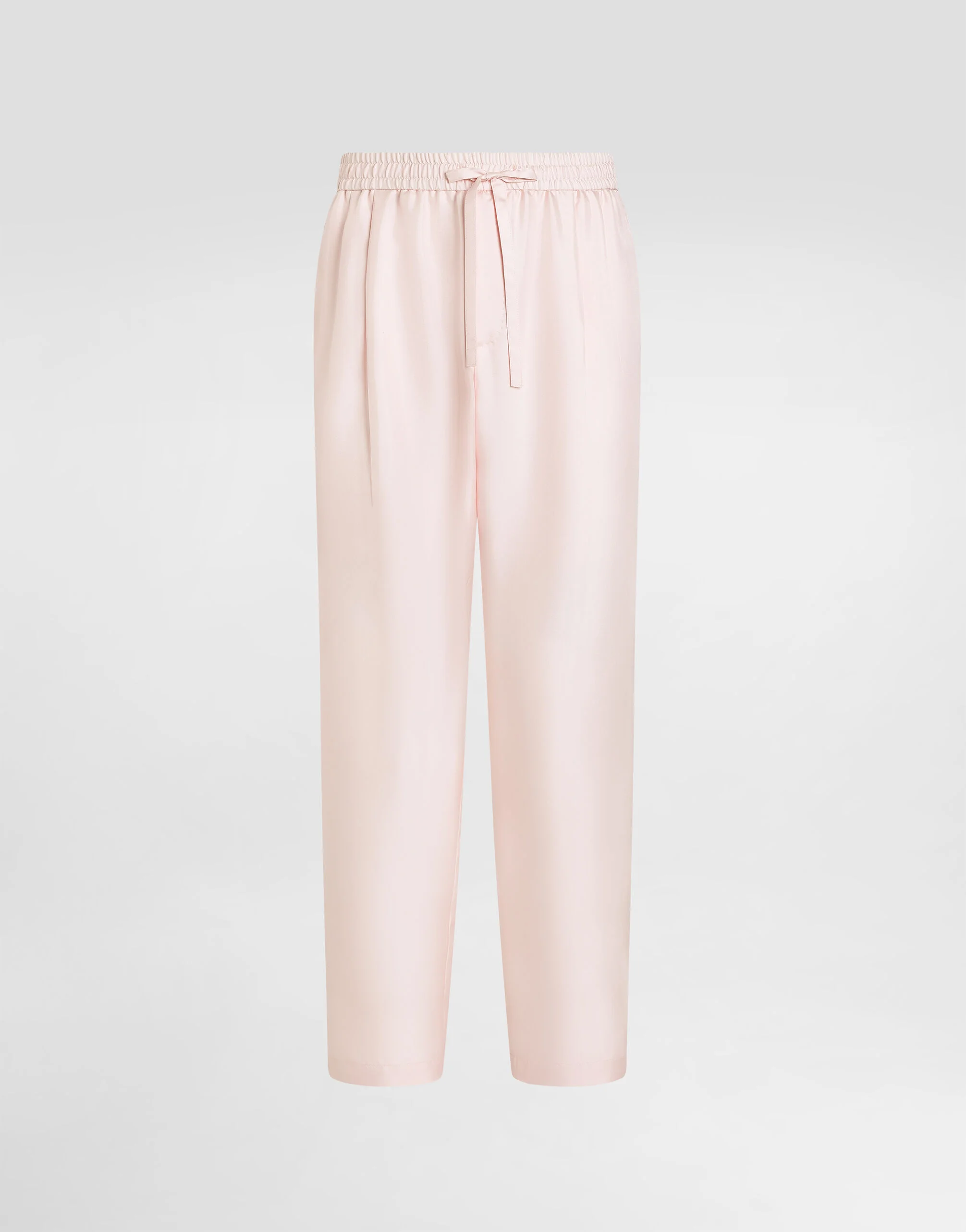 Silk twill jogging trousers - 1