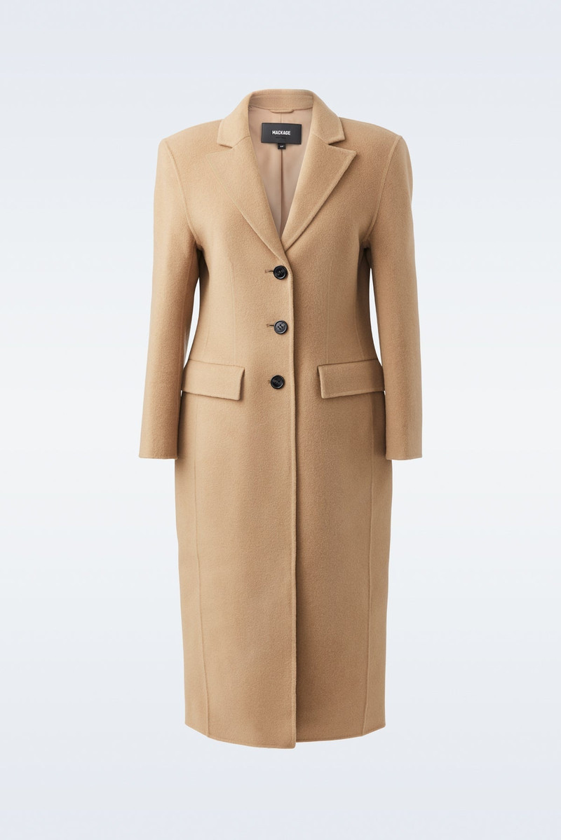 RUTH Double-face wool long coat 1