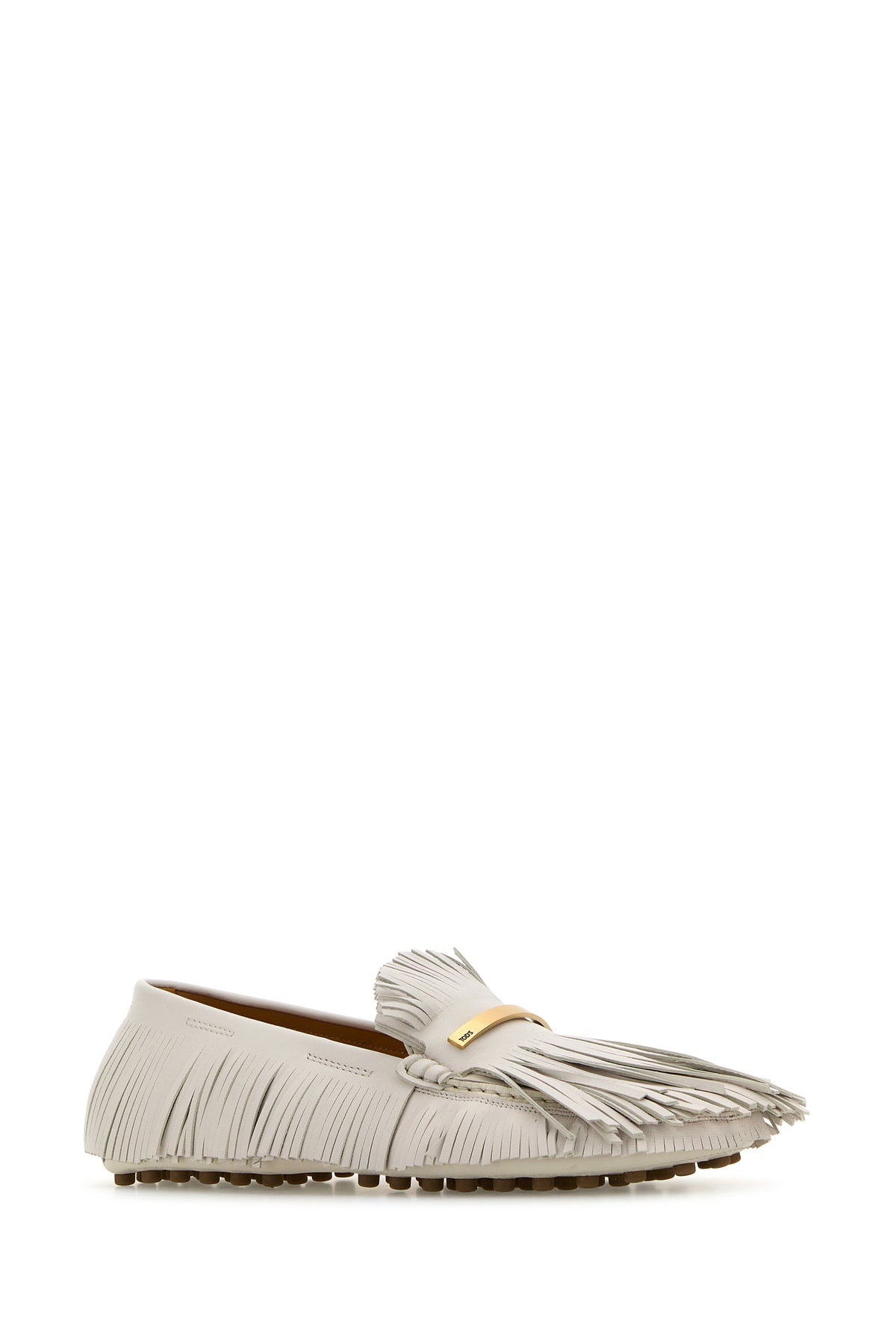 Chalk leather loafers - 2