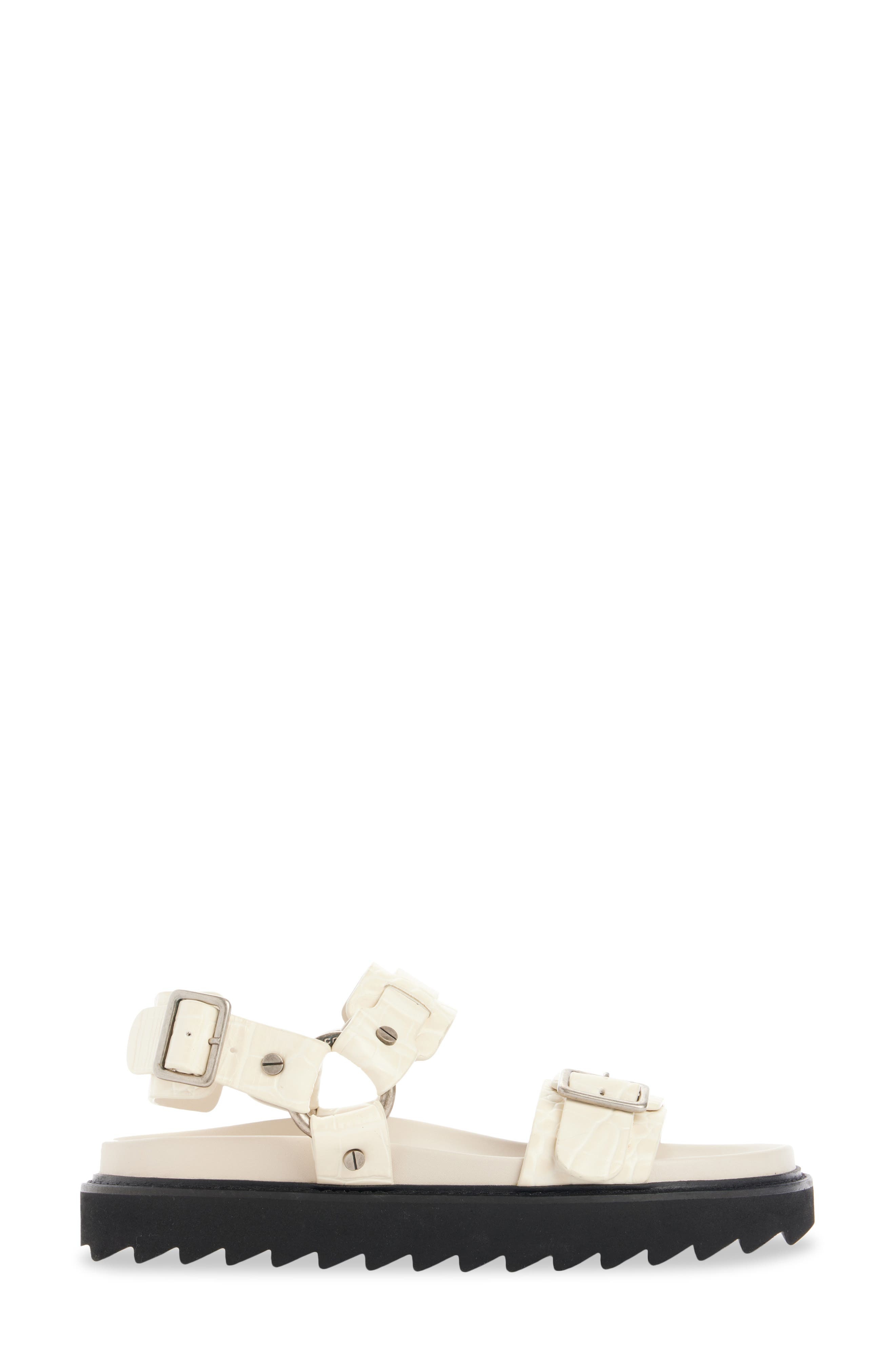 Acne Studios Balius Harness Sandal in Light Beige at Nordstrom - 3