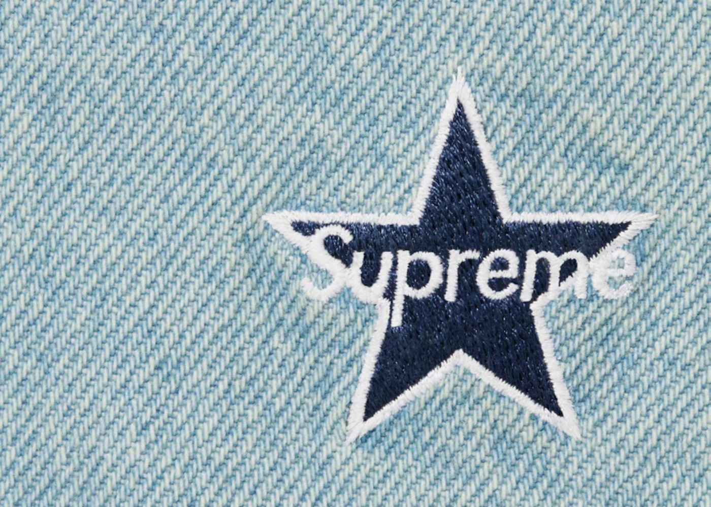 Supreme Regular Jean (FW23) Washed Blue - 3