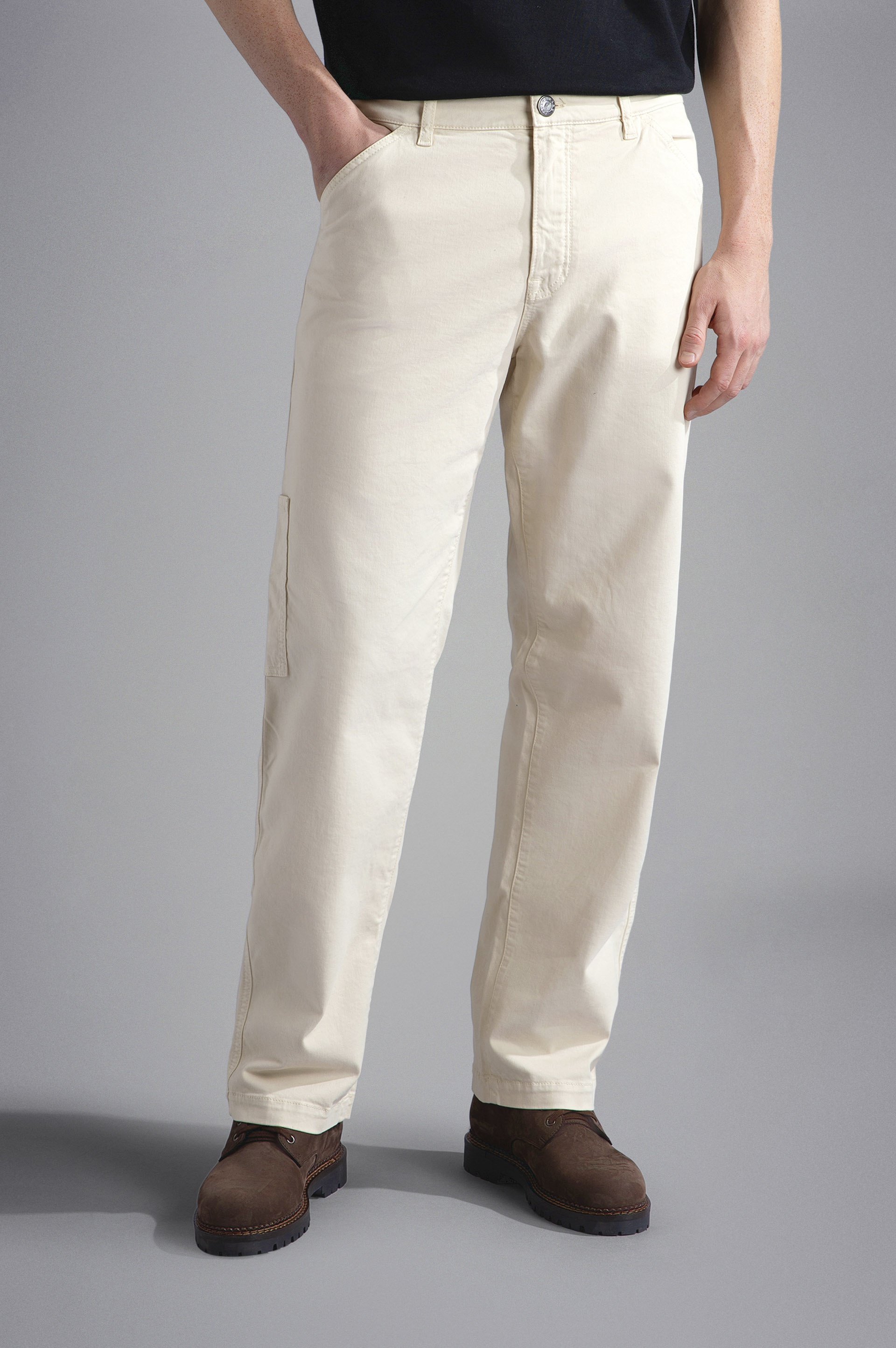 STRETCH COTTON CARPENTER TROUSERS - 6