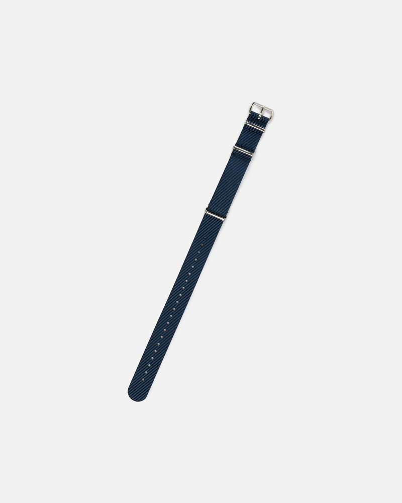 SOLID NAVY NYLON WATCH STRAP 1