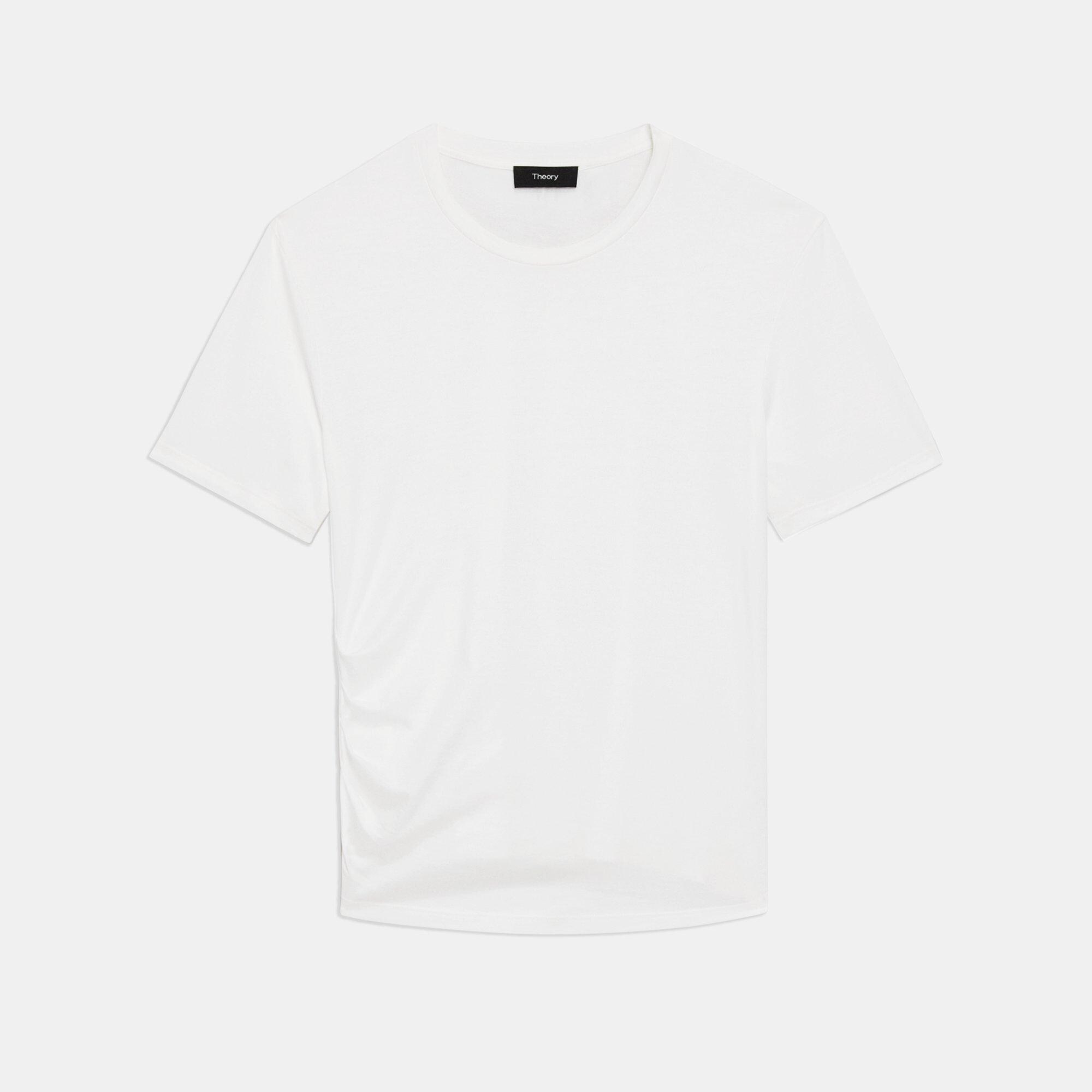 Draped Tee in Organic Cotton - 1