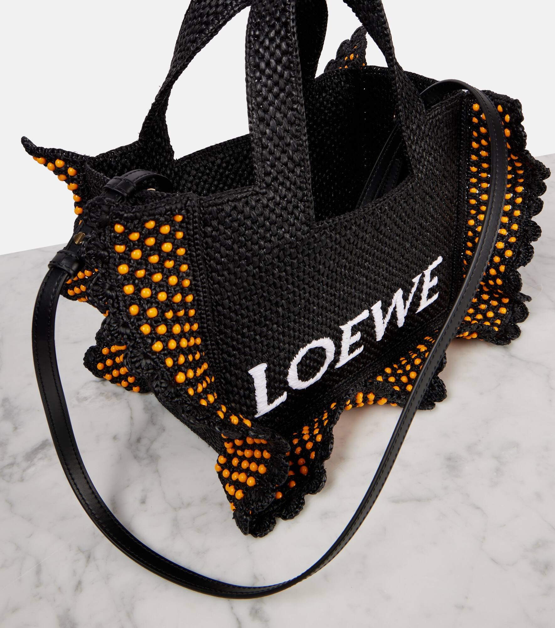 Paula's Ibiza Loewe Font Small tote bag - 6