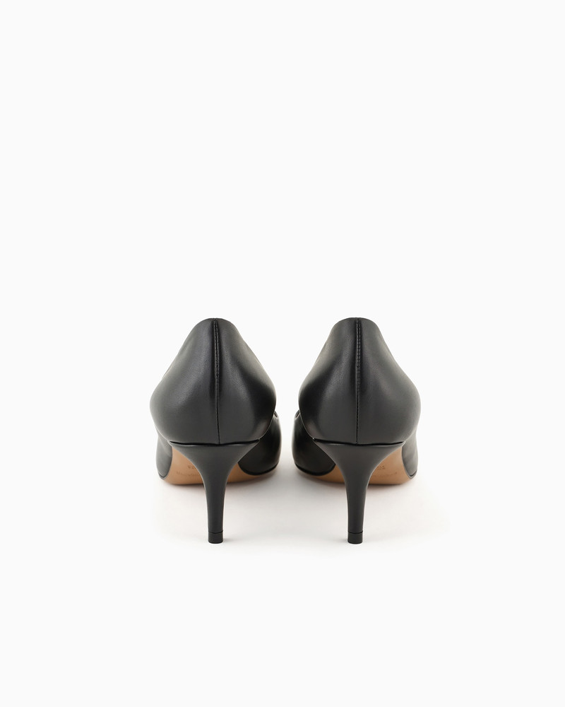 Leather pumps with stiletto heel 4