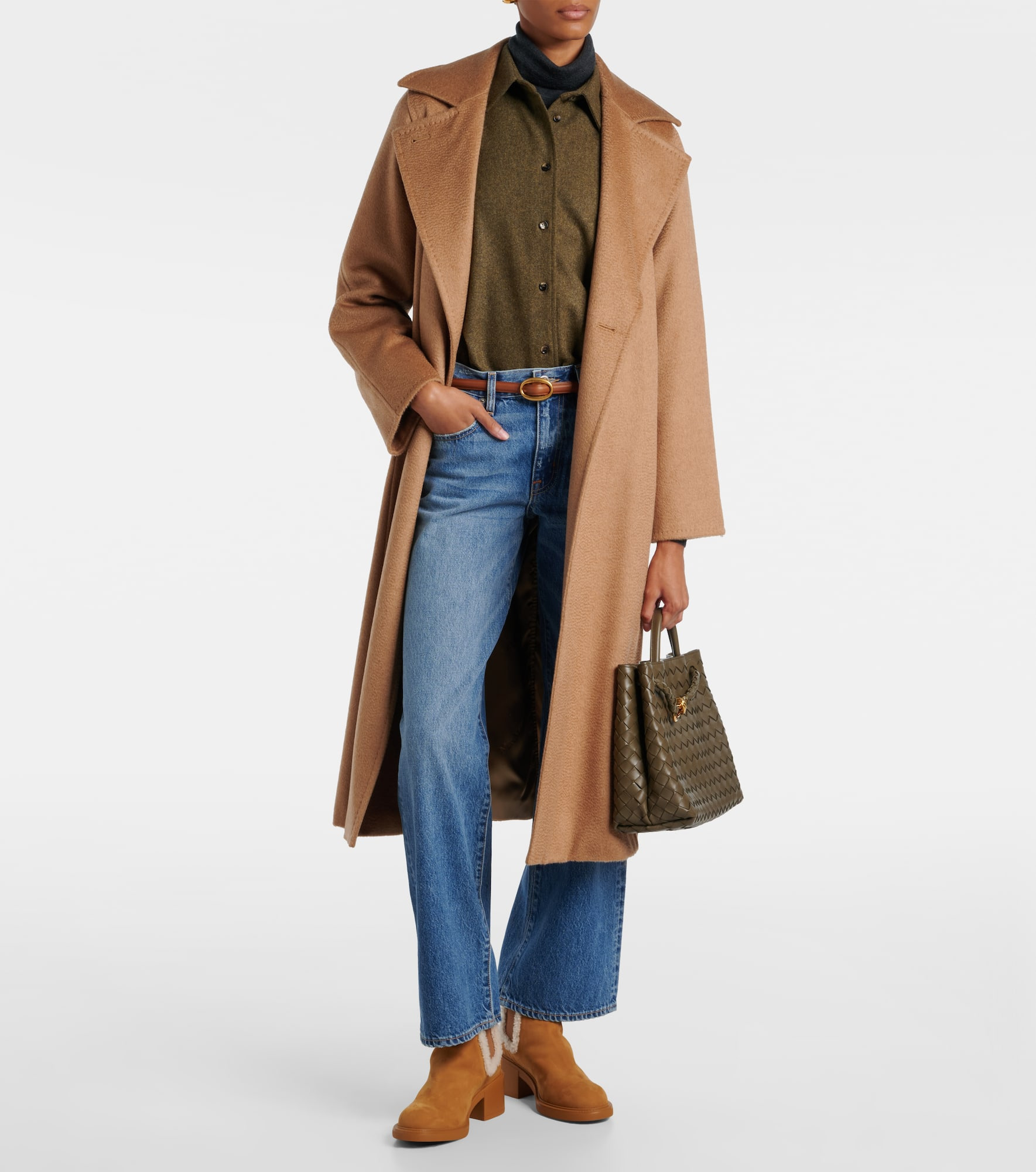 Shearling-trimmed suede Chelsea boots - 3