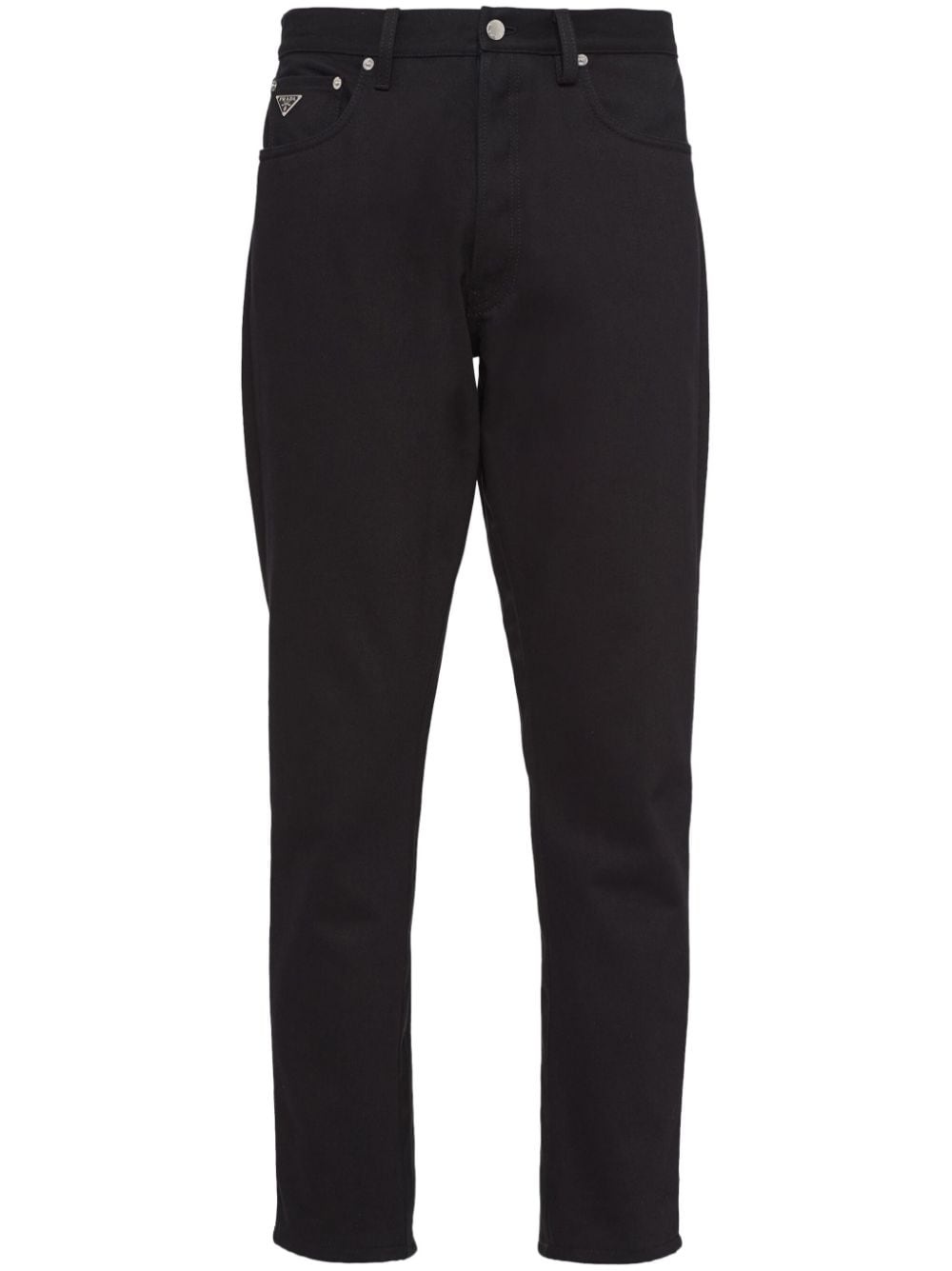 mid-rise straight-leg jeans - 1