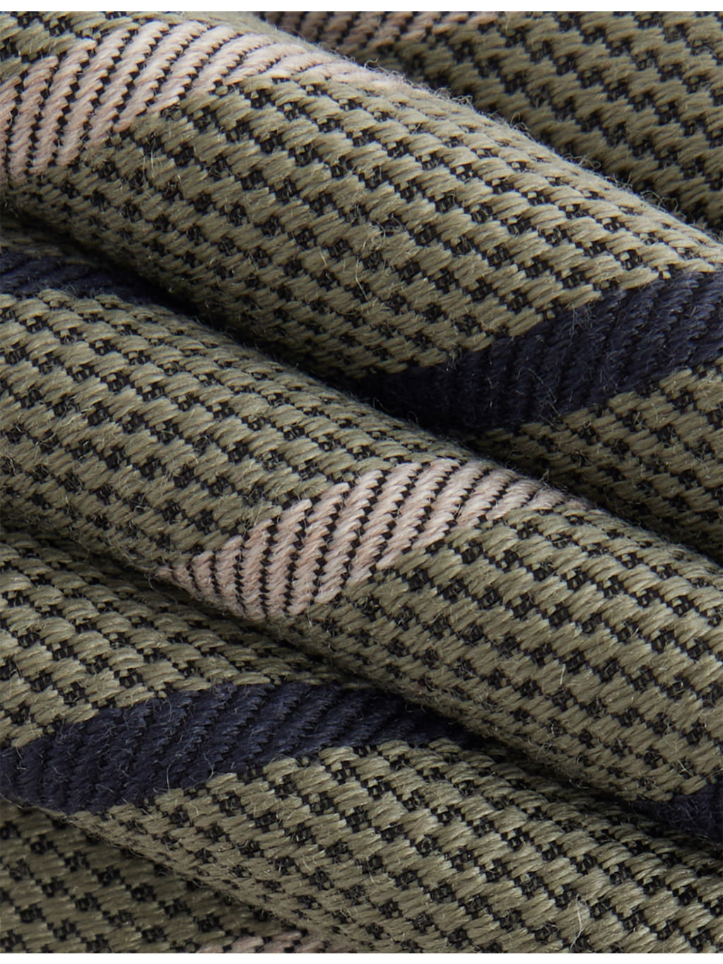 Striped Tie Silk-Wool Tie - 2