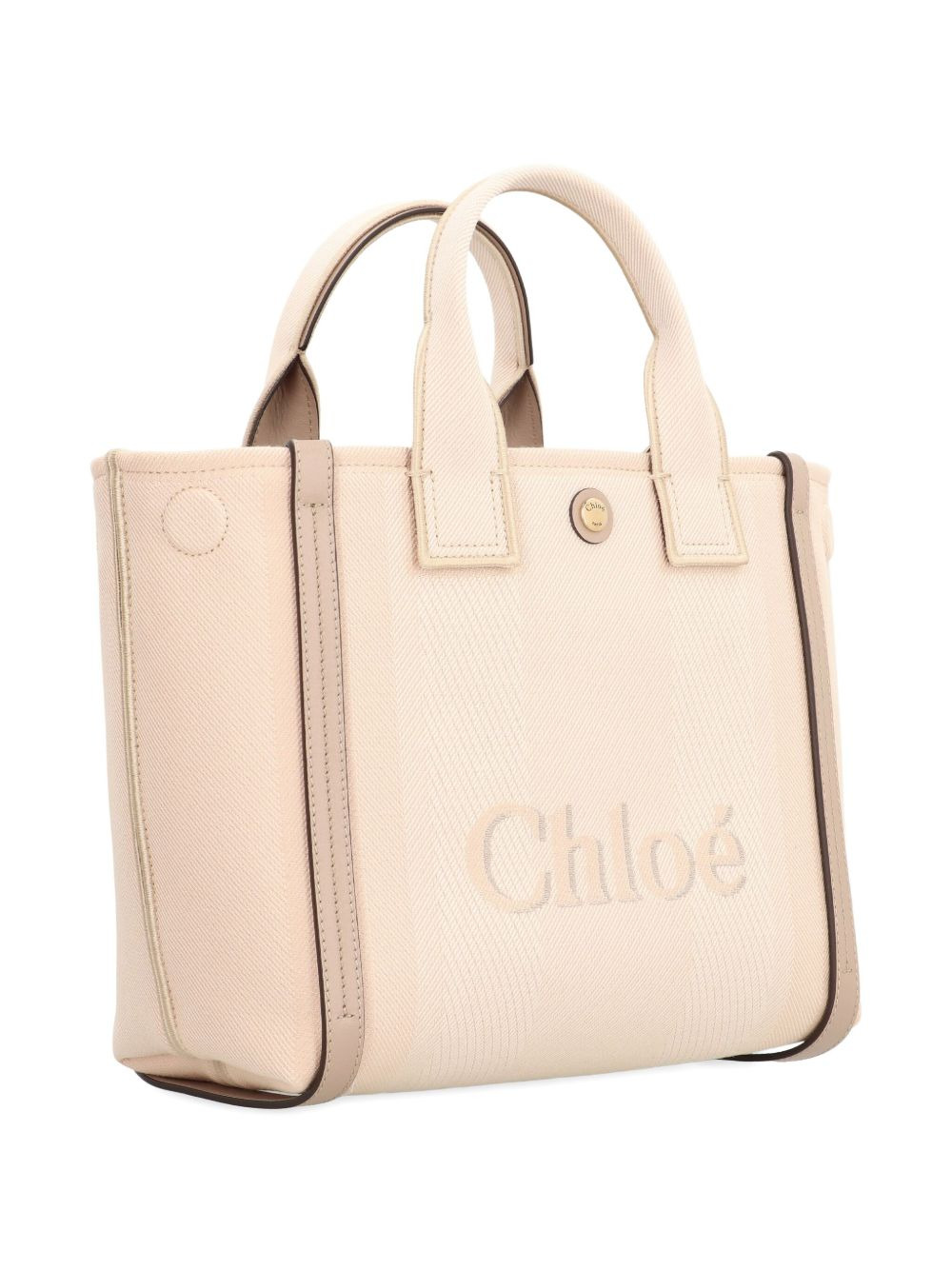 Chloé Women Carry Small Canvas Tote Bag - 2
