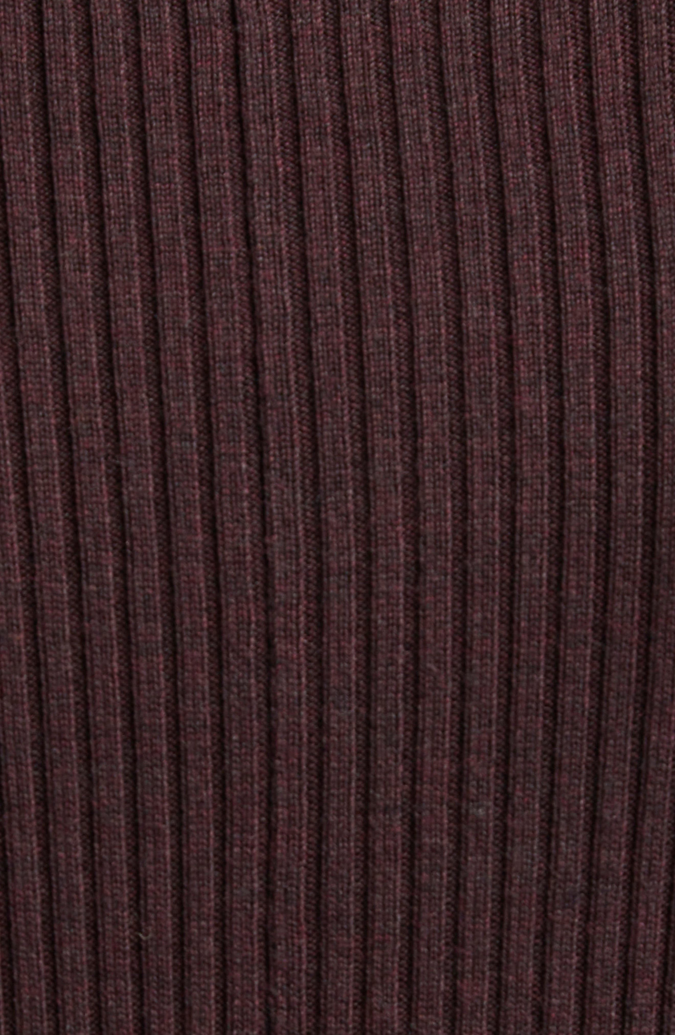Proenza Schouler Jada Long Sleeve Sweater Dress in Burgundy at Nordstrom - 6