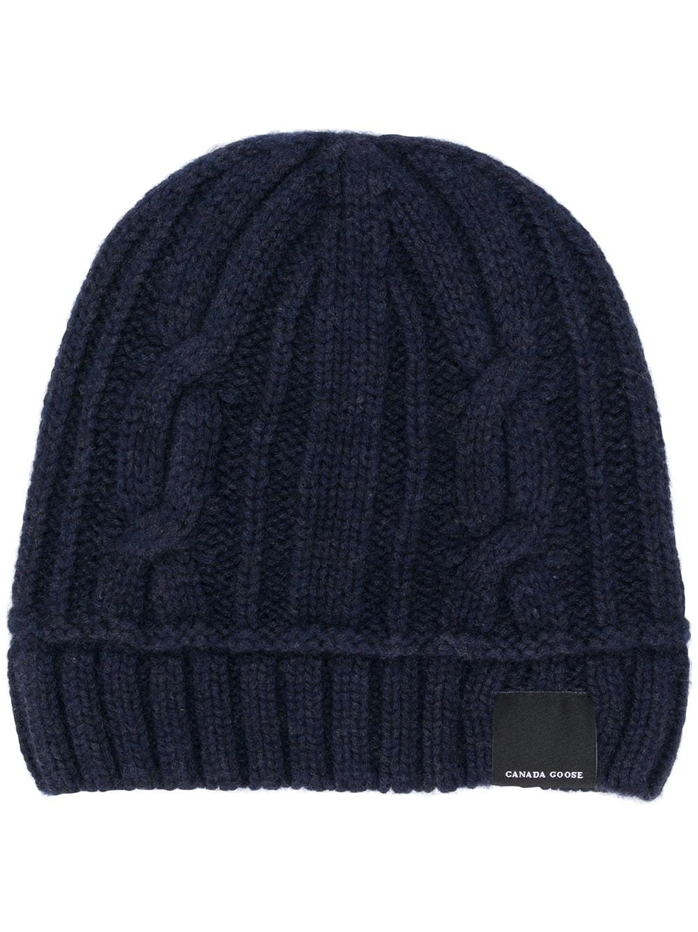 chunky knit beanie - 1