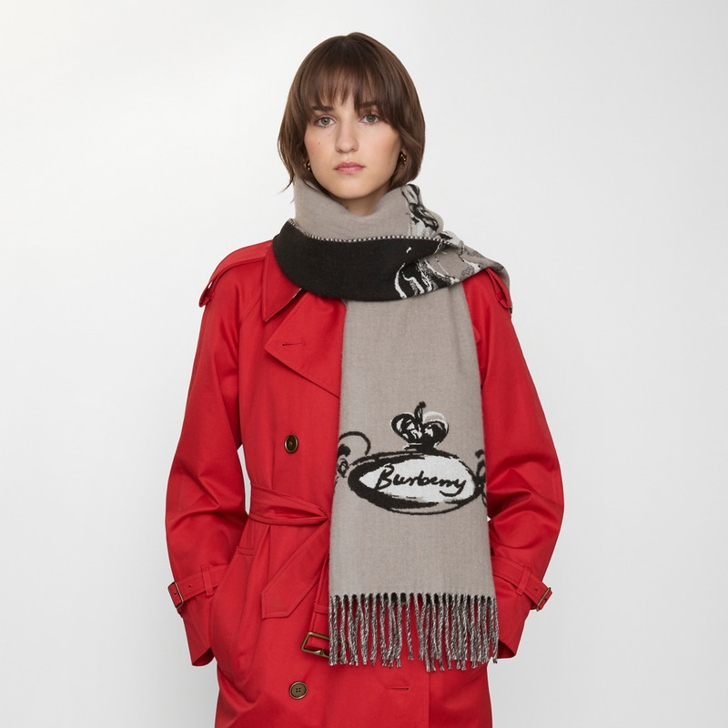 Burberry Castle Cashmere Scarf outlook