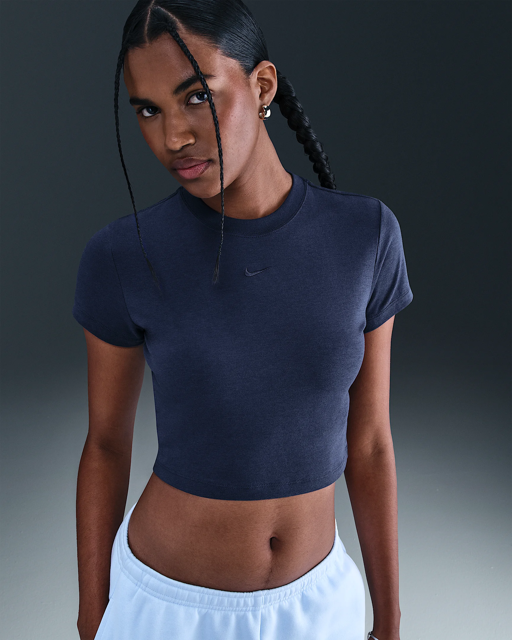 Nike Sportswear Chill Knit Women's Cropped T-Shirt - 1