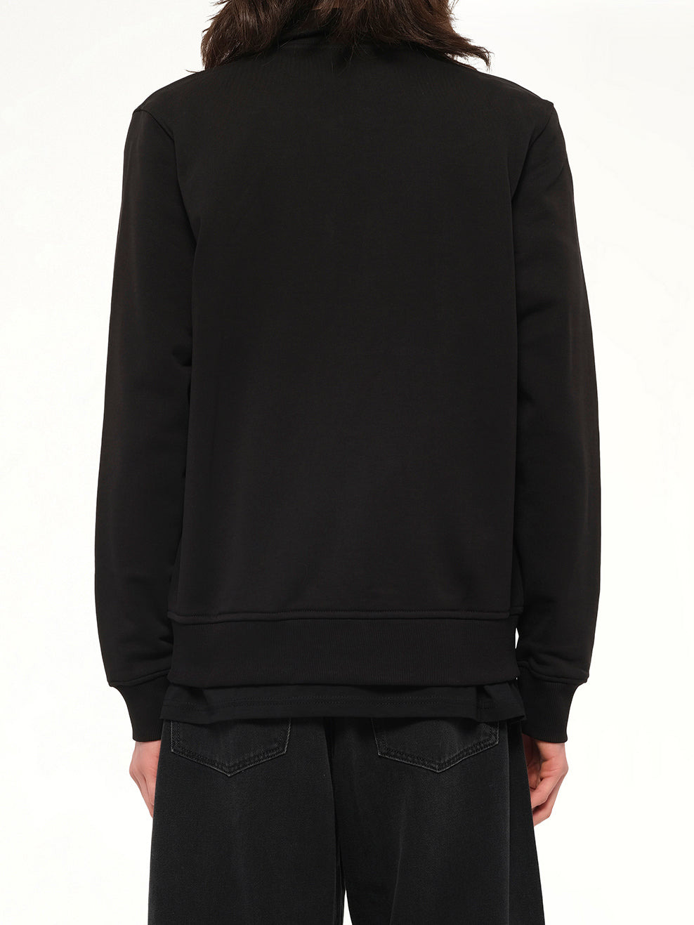 S-GINNI-ZIP-OD Track Jacket in Black - 5