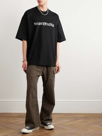 MASTERMIND WORLD + Tokyo Revengers Logo-Print Cotton-Jersey T-Shirt outlook