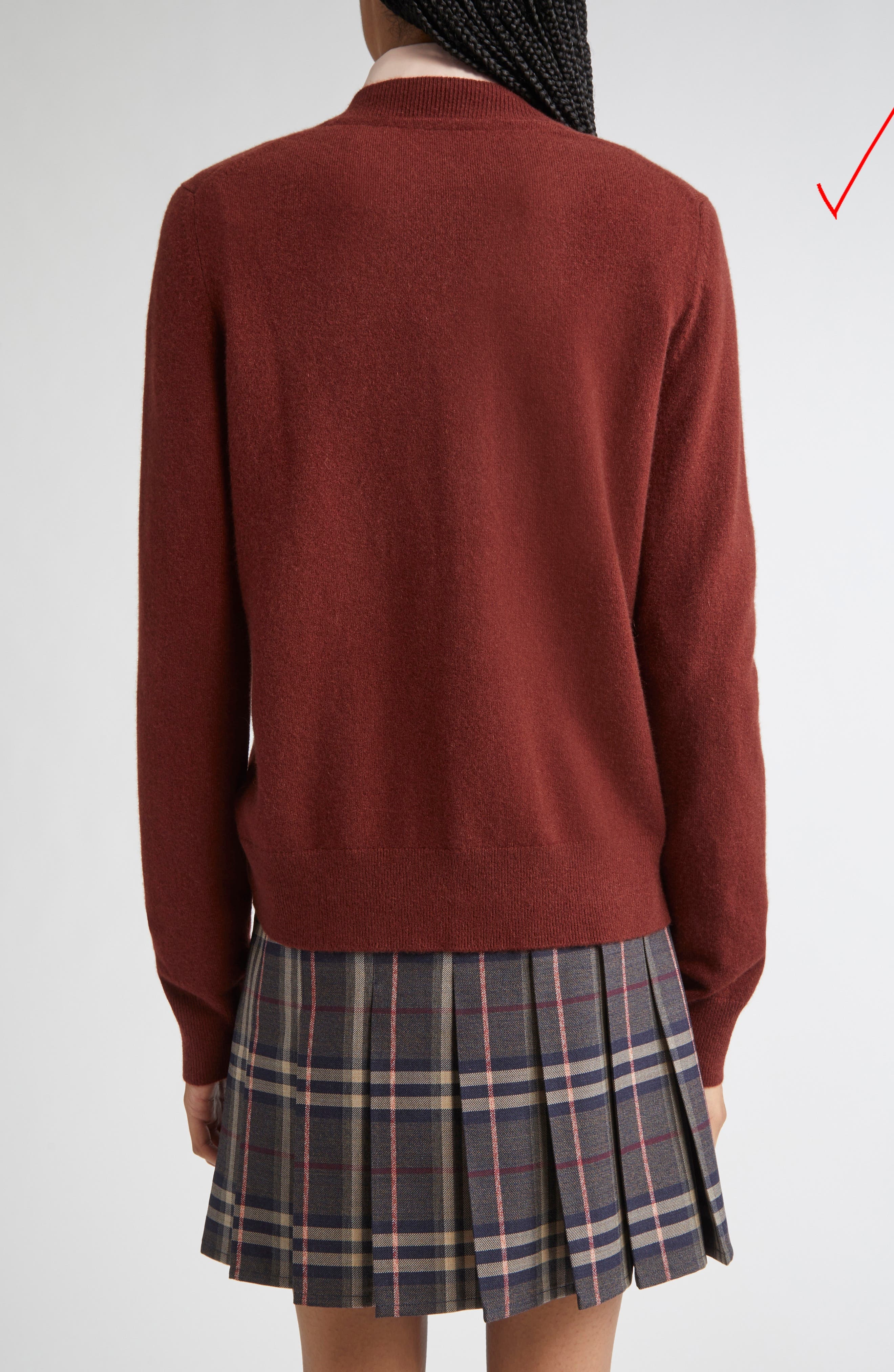 burberry Cashmere Blend Cardigan in Box at Nordstrom - 3