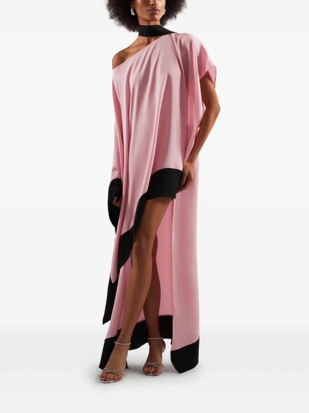 asymmetric-hem maxi dress - 2
