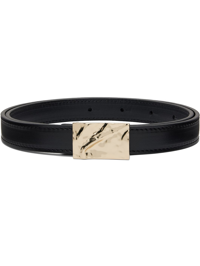 Black Minar Leather Belt 1