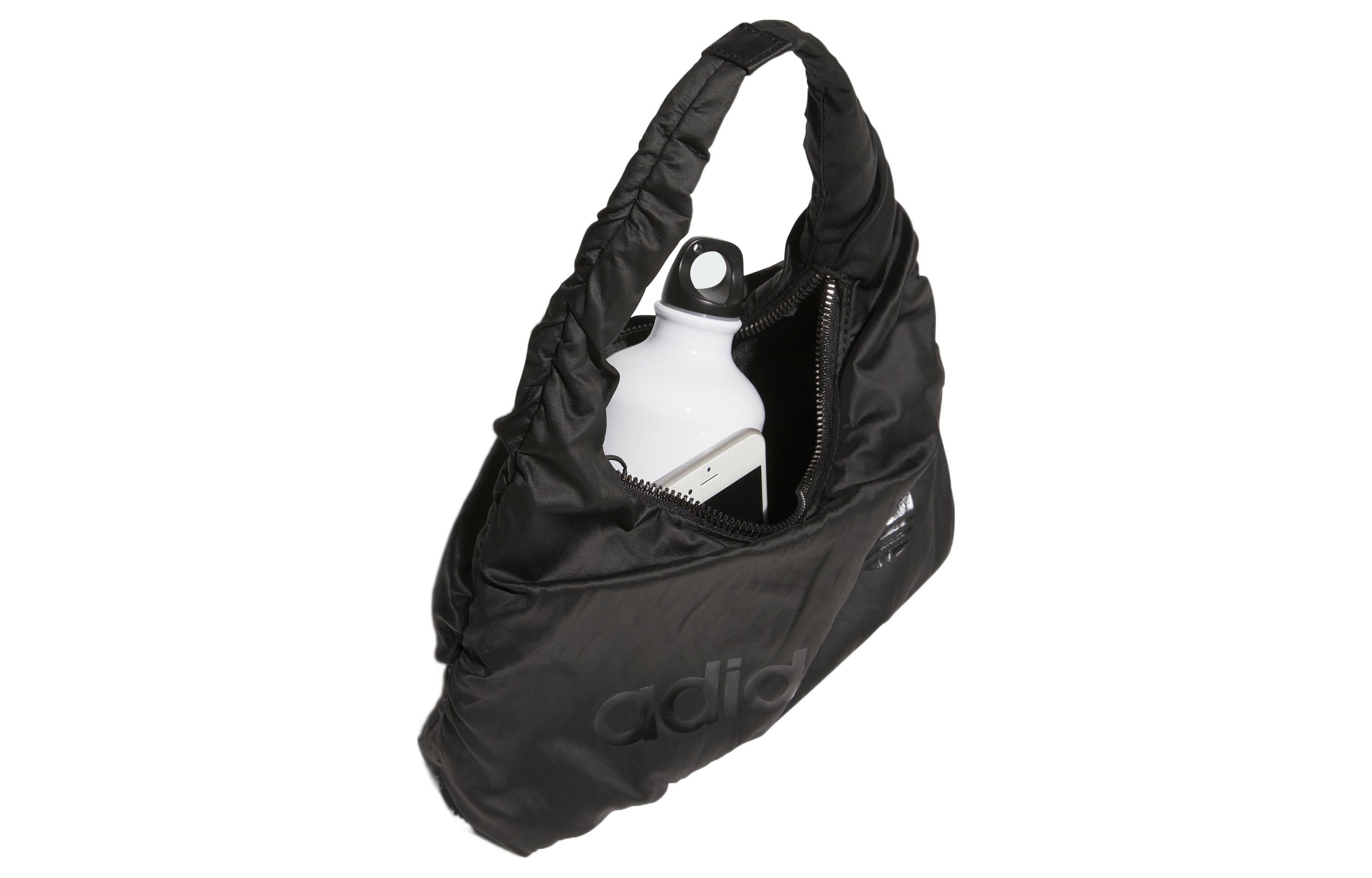 (WMNS) adidas Satin Mini Shoulder Bag 'Black' IX5254 - 3