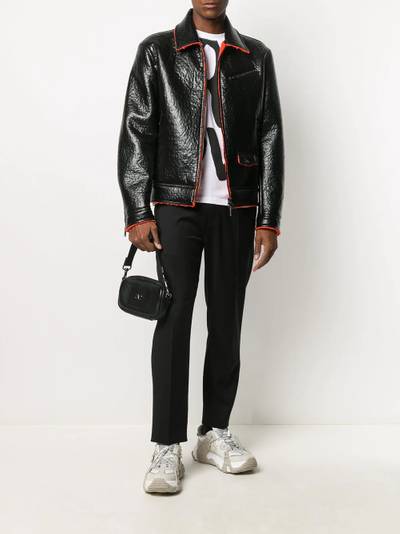 Valentino shearling biker jacket outlook