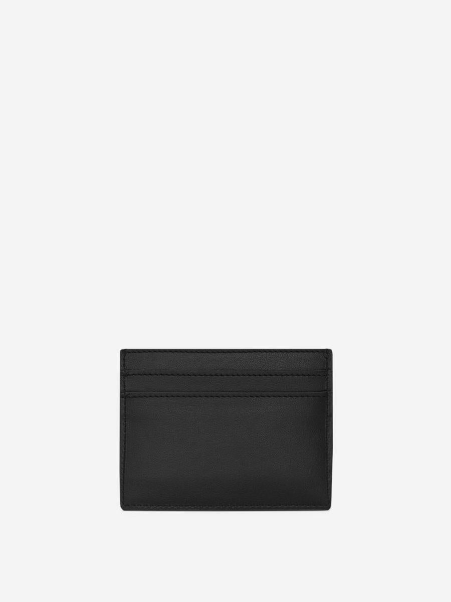 Saint Laurent Logo Leather Card Holder - 2