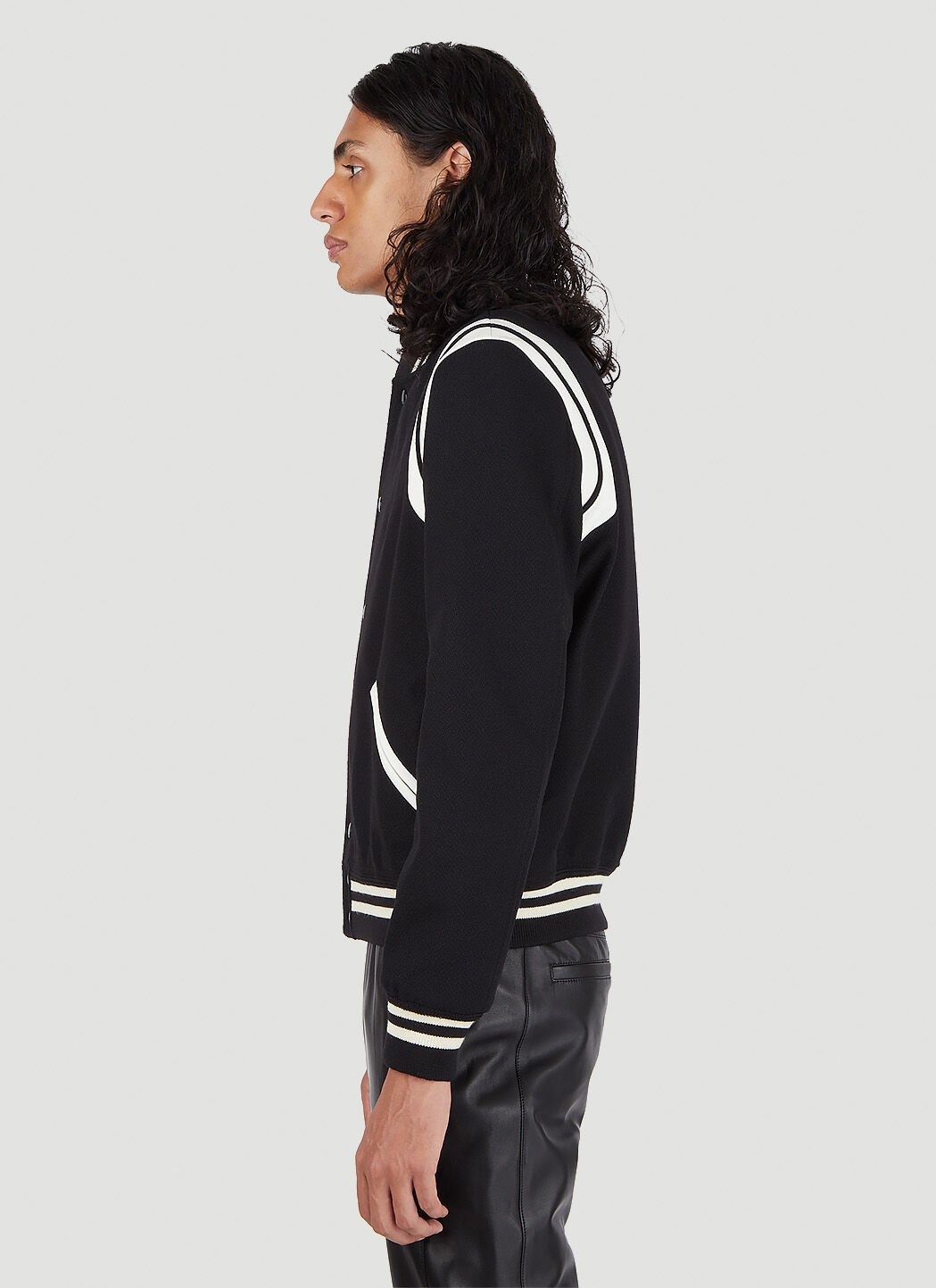 Teddy Varsity Bomber Jacket - 3
