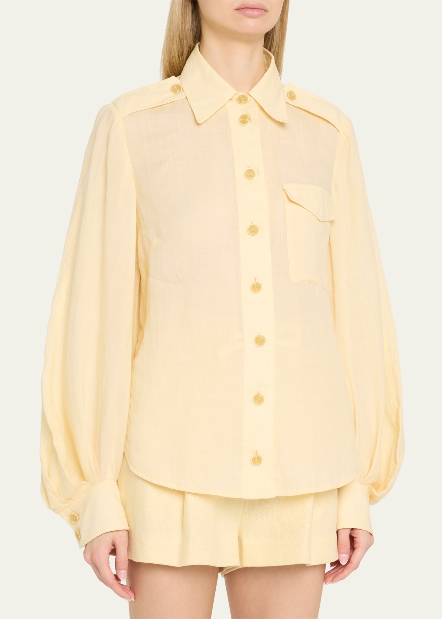 Ramie Utility Shirt - 4