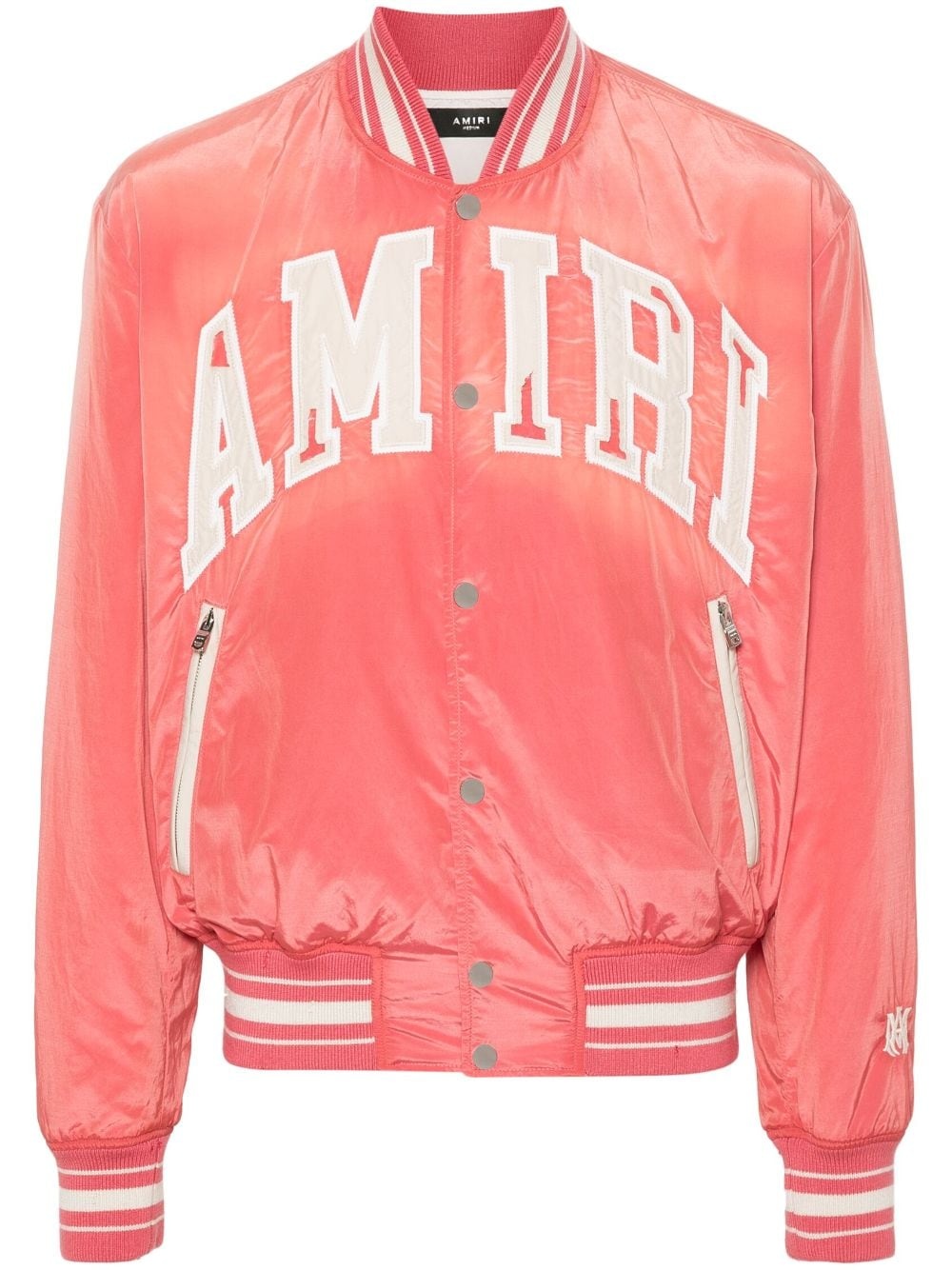 Sun Faded logo-patches bomber jacket - 1