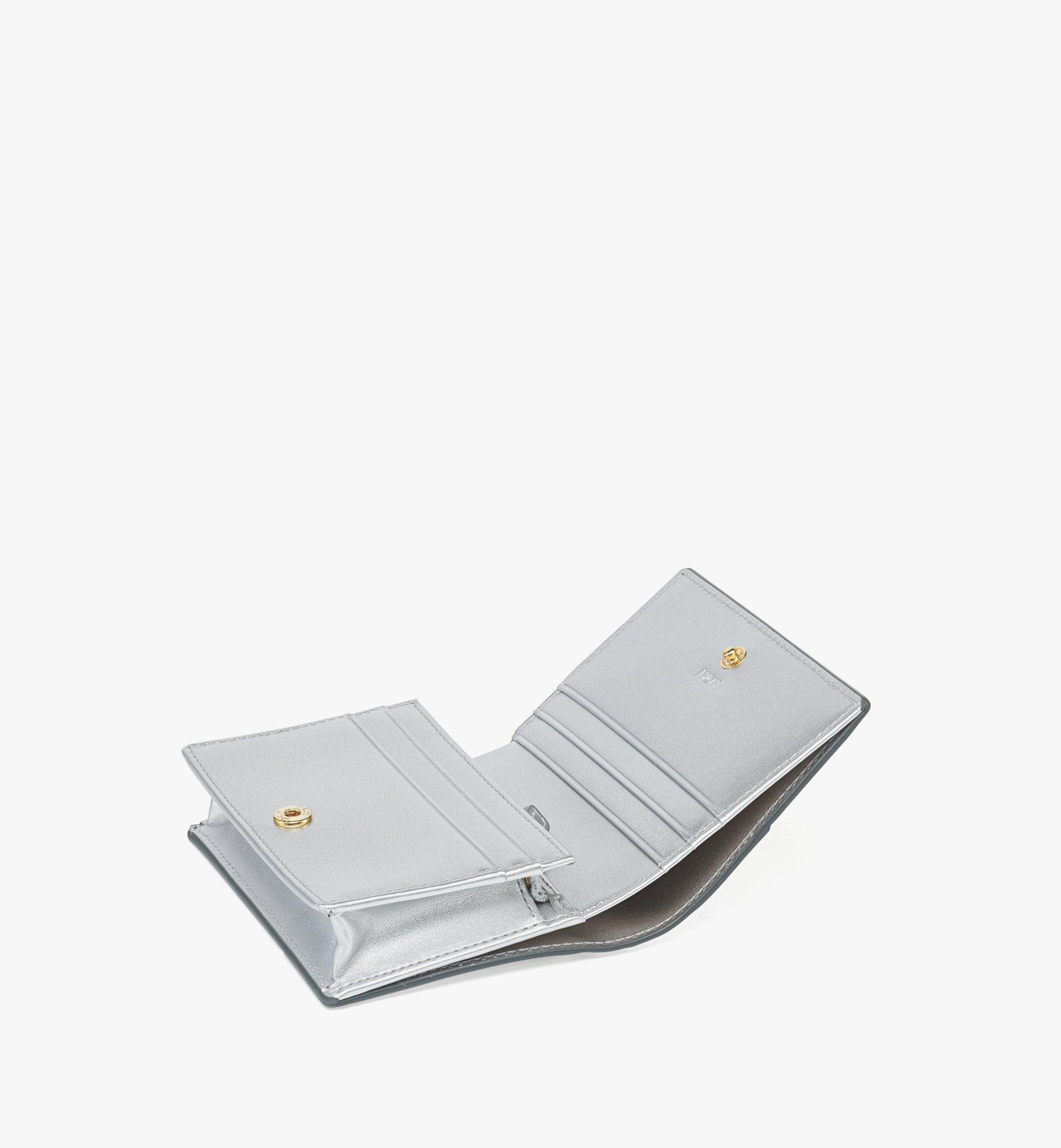 Diamond Wallet in Metallic Mirror Leather - 2