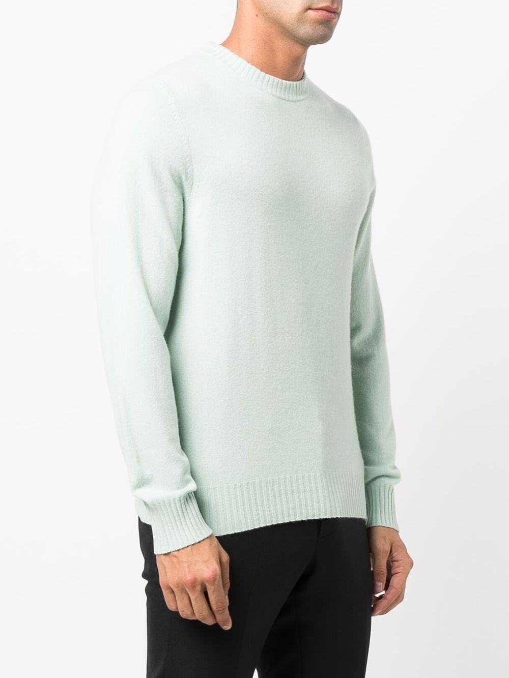 crewneck cashmere jumper - 3