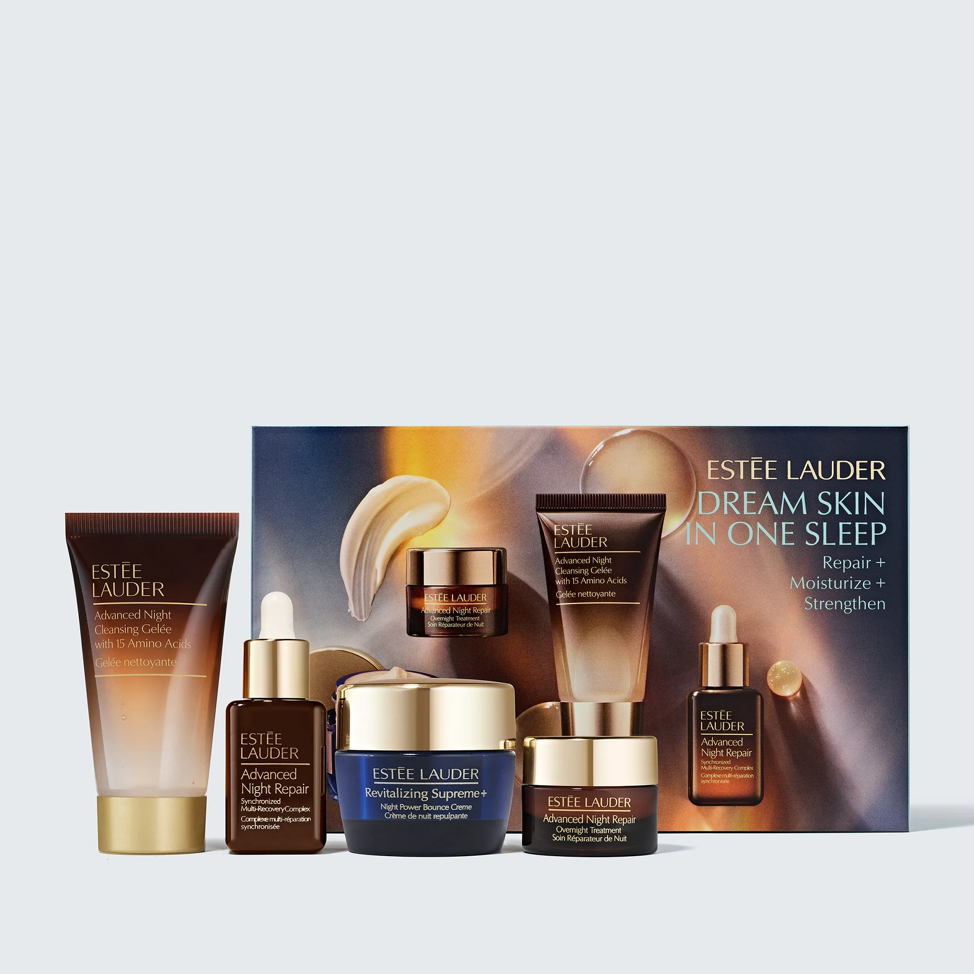 Dream Skin In One Sleep Skincare Gift Set Repair + Moisturize + Strengthen - 1