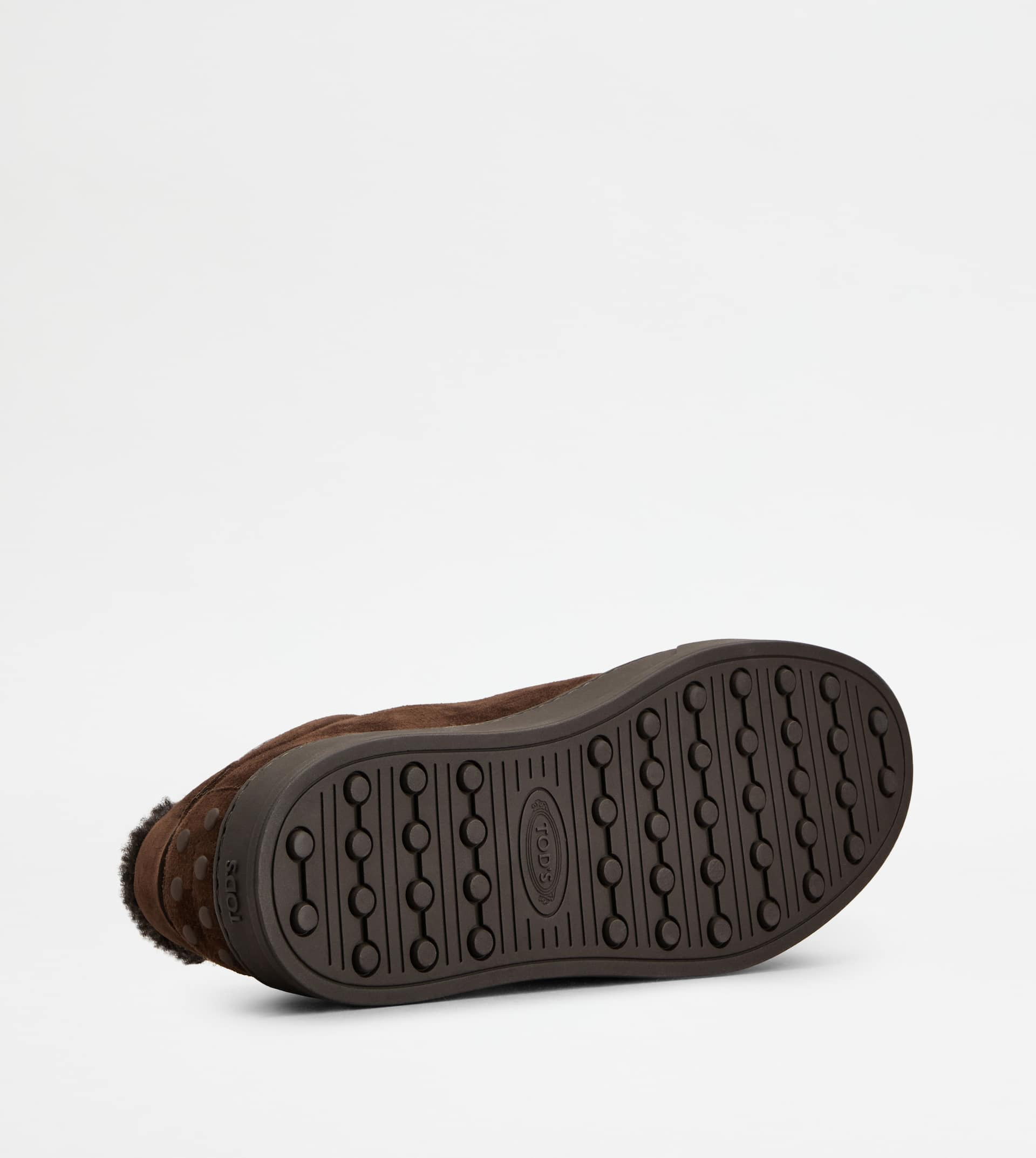 SNEAKERS IN PASHMY SUEDE - BROWN - 4
