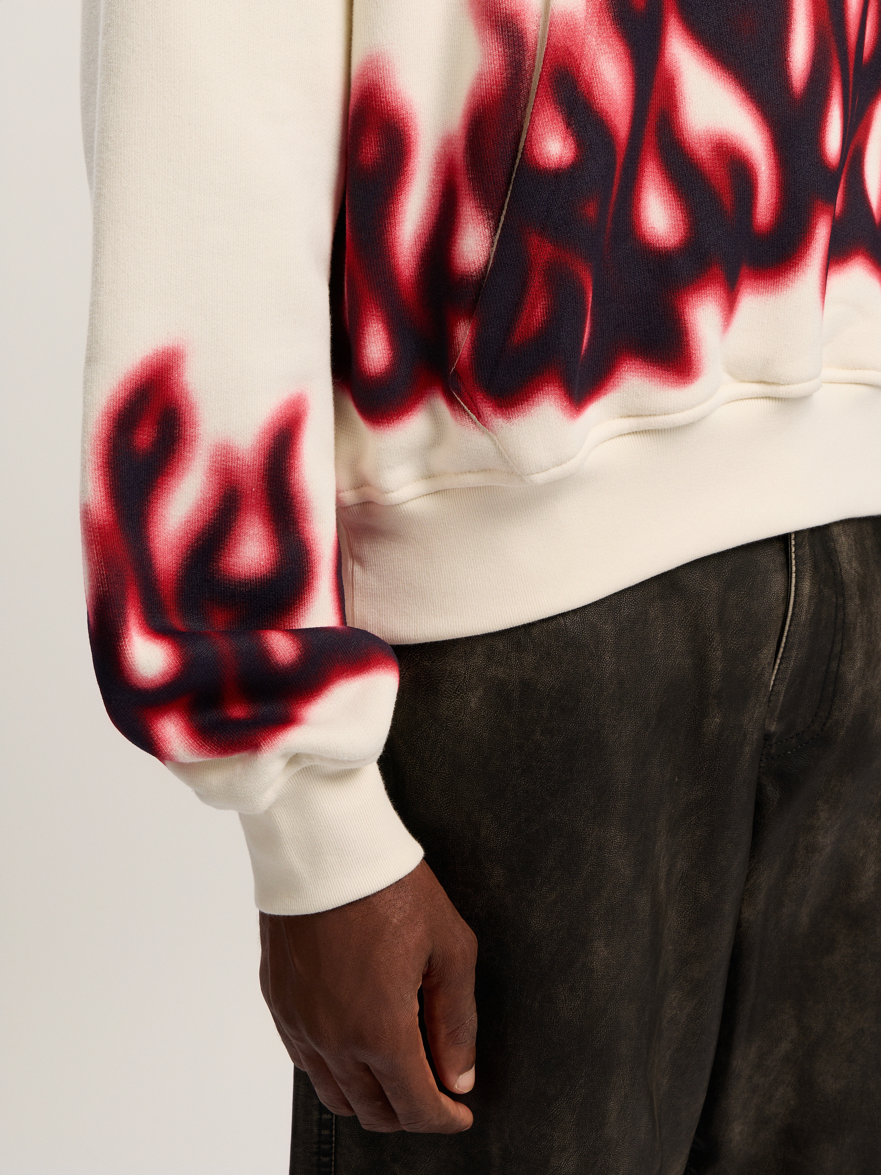 Flames Loose Hoodie - 6