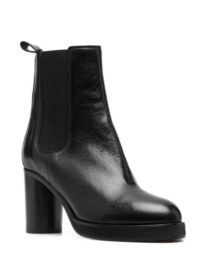Isabel Marant 90mm leather ankle boots outlook